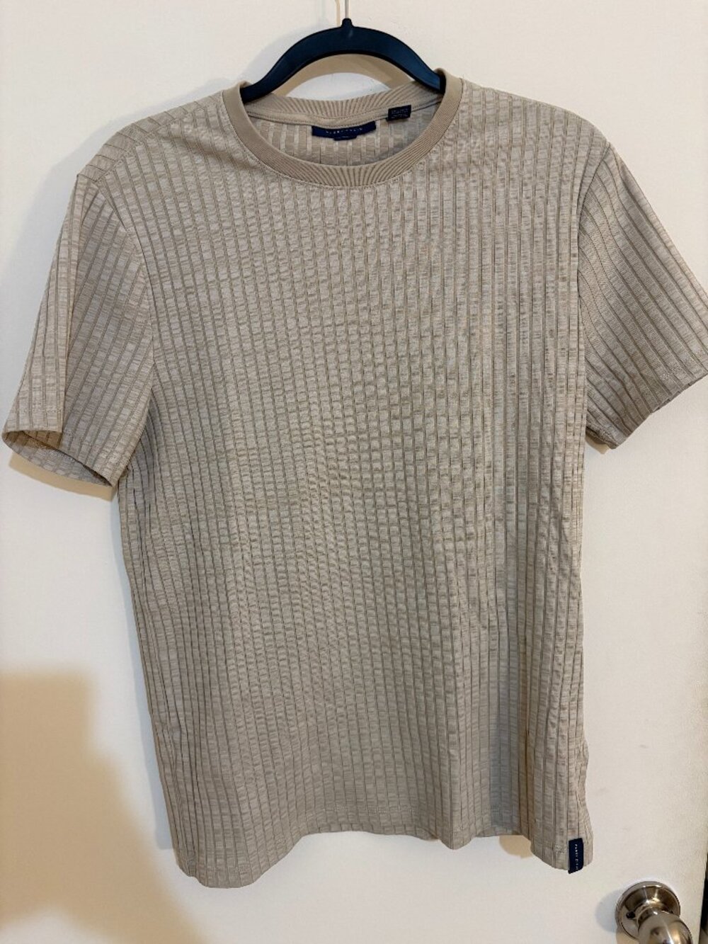Perry Ellis Textured Stretch T-Shirt Size M